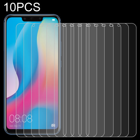 Pellicola in vetro temperato 9H 2.5D da 10 PZ 0,26mm per Huawei Mate 20 lite, For Mate 20 lite