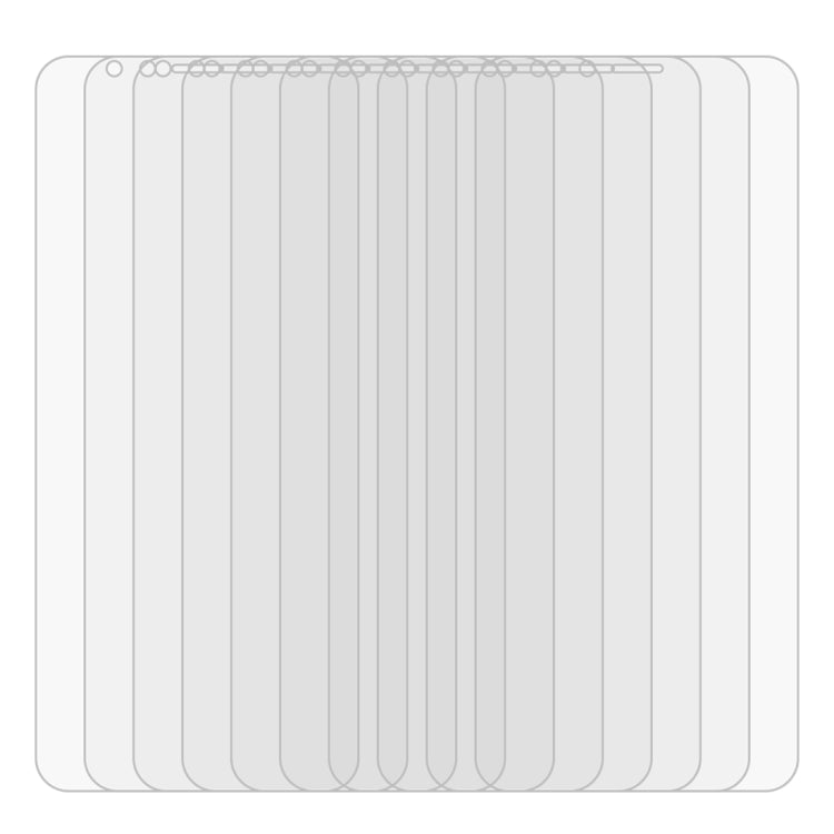 50 Pack 0.26mm 9H Tempered Glass for Huawei Y6 2018