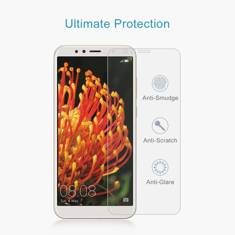 50 Pack 0.26mm 9H Tempered Glass for Huawei Y6 2018