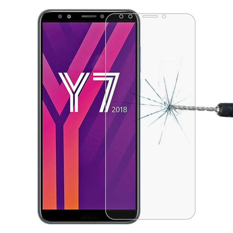 Pellicola in vetro temperato da 0,26 mm 9H 2.5D per Huawei Y7 2018, For Y7 2018
