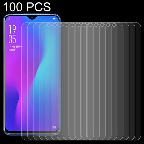 Pellicola in vetro temperato da 100 pezzi 0,26 mm 9H 2,5D per OPPO R17 e R17 Pro, For R17(100 PCS)