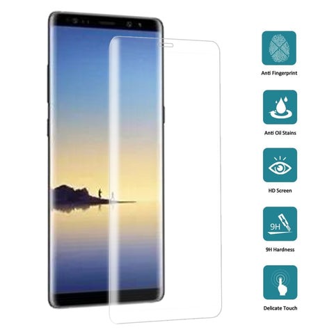 25 pezzi per Galaxy Note 8 0,3 mm 9H Durezza superficiale Proteggi schermo in vetro temperato per serigrafia curvo 3D a schermo intero, For Galaxy Note 8 (25 PCS), For Galaxy Note 8, For Galaxy Note 8, Silk-screen
