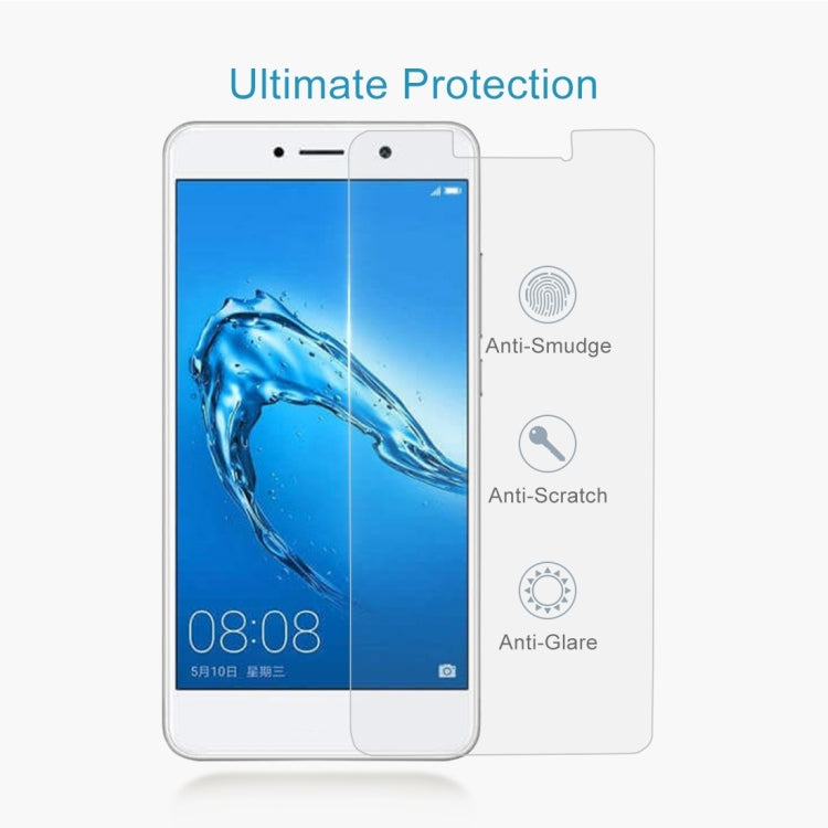 100 PCS Huawei Y7 Tempered Glass Screen Protector 9H