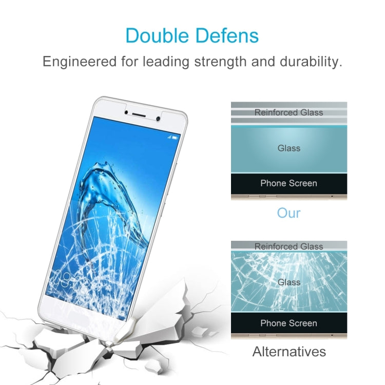 100 PCS Huawei Y7 Tempered Glass Screen Protector 9H