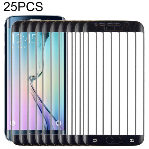 Pellicola in Vetro Temperato 3D Curvo per Galaxy S6 Edge - 25 Pezzi,