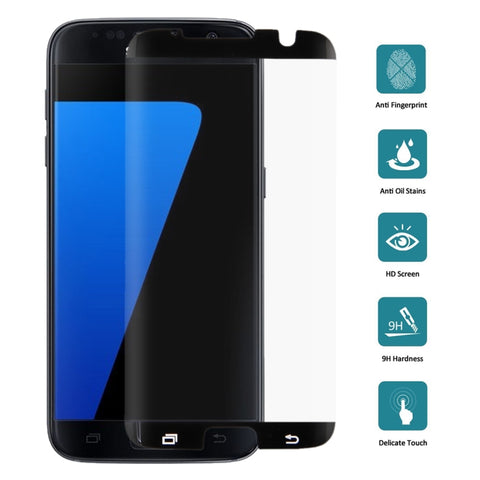 25 PZ Per Galaxy S7 Edge / G935 0,26mm 9H Durezza superficiale Superficie curva Pellicola in vetro temperato a schermo intero