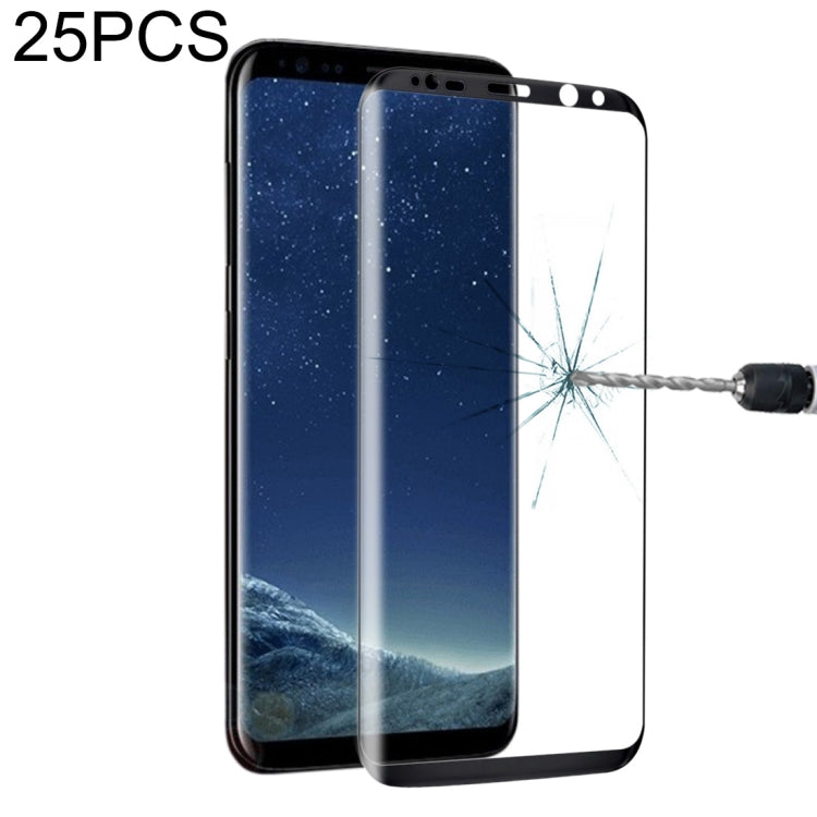 25-Pack Tempered Glass Screen Protector for Galaxy S8 Plus