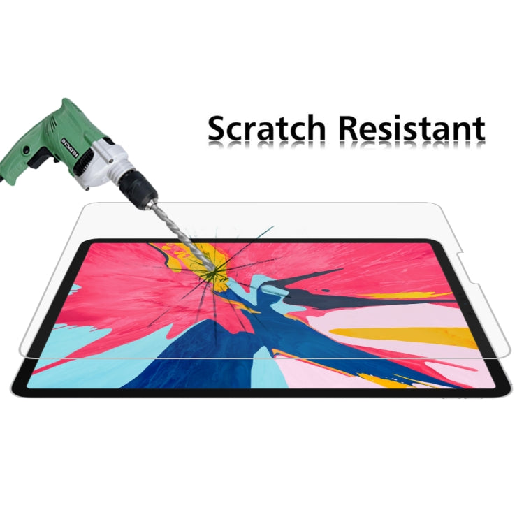 2 PCS 0.26mm 9H Surface Hardness Straight Edge Explosion-proof Tempered Glass Film for iPad Pro 12.9 2018/2020/2021/2022                                ...