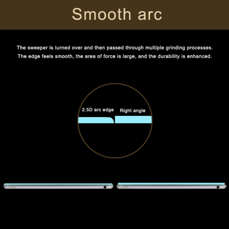 2 PCS 0.26mm 9H Surface Hardness 2.5D Explosion-proof Tempered Glass Film for iPad Pro 12.9 2018/2020/2021/2022                                         ...
