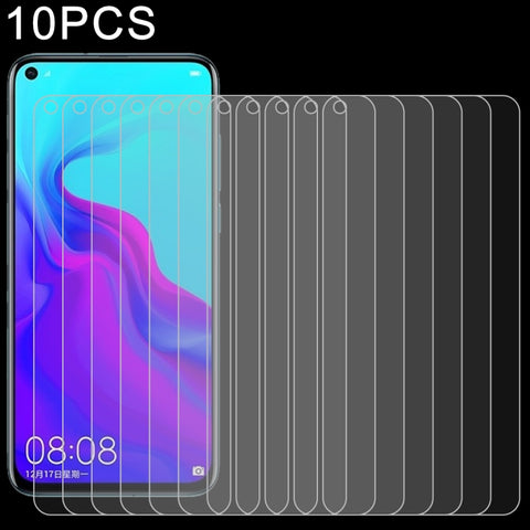 10 PZ 0,26mm 9H 2.5D Pellicola in vetro temperato antideflagrante per Huawei Nova 4, Huawei Nova 4