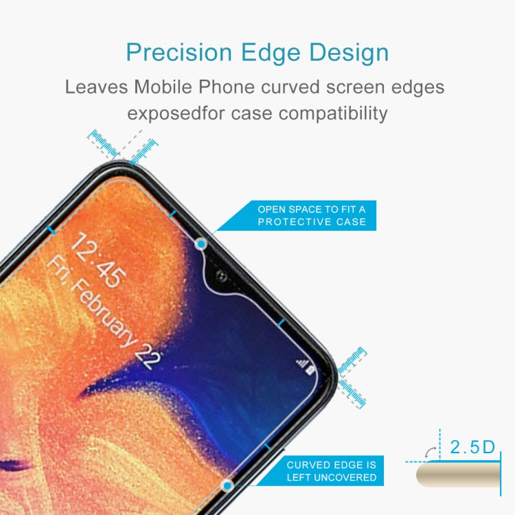 100 Pack 0.26mm 9H Tempered Glass for Galaxy A10/M10