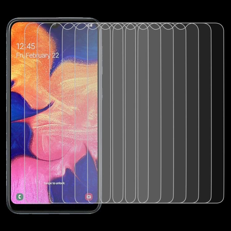 100 Pack 0.26mm 9H Tempered Glass for Galaxy A10/M10