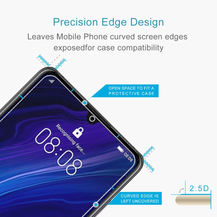 100 PCS 0.26mm 9H Tempered Glass for Huawei P30