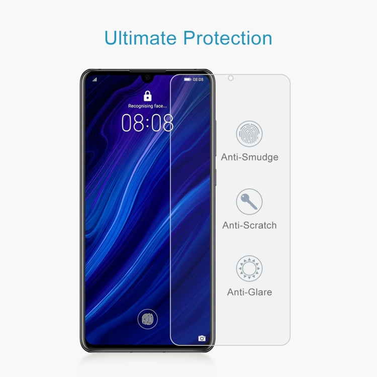 100 PCS 0.26mm 9H Tempered Glass for Huawei P30