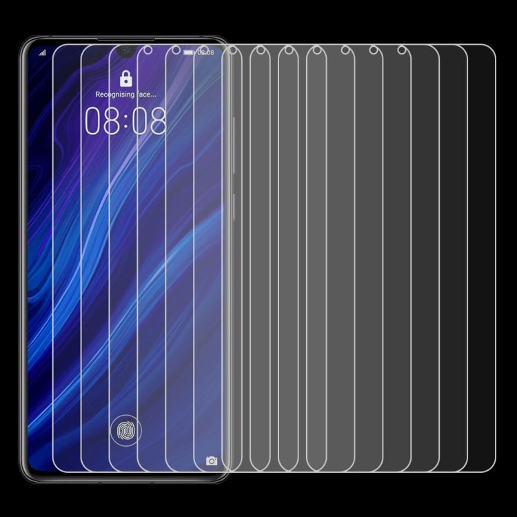 100 PCS 0.26mm 9H Tempered Glass for Huawei P30