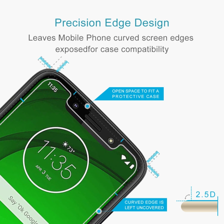 10 Pack 0.26mm 9H Tempered Glass for Motorola Moto G7 Play