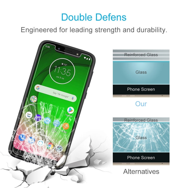 10 Pack 0.26mm 9H Tempered Glass for Motorola Moto G7 Play