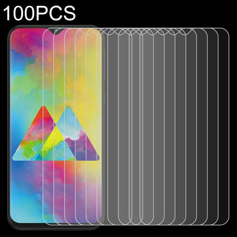 Pellicola in vetro temperato da 100 pezzi 0,26 mm 9H 2,5D per Galaxy M20, Galaxy M20 (100 PCS)