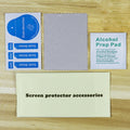 200 PCS Tempered Glass Phone LCD Screen Protector Dust Removal Dry Wet Cleaning Wipes Paper Tools Set Alcohol Package, Alcohol Package