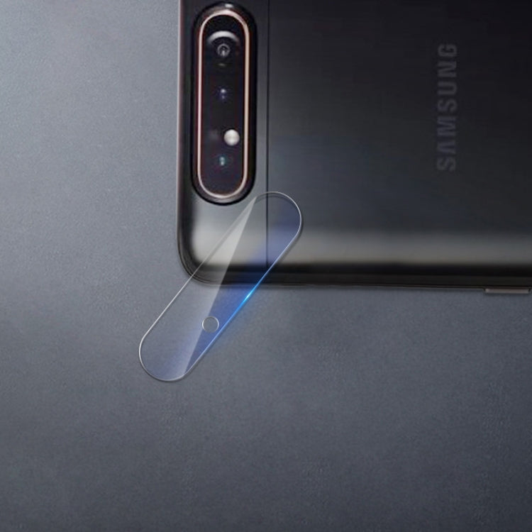 Pellicola in vetro temperato per protezione dell'obiettivo della fotocamera posteriore trasparente da 0,3 mm 2.5D per Galaxy A80, For Galaxy A80