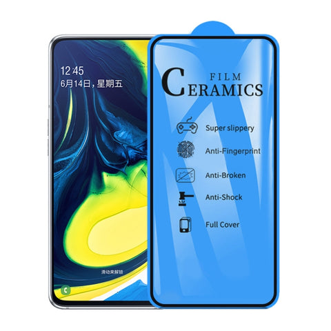 25 pellicole ceramiche con colla completa 2.5D a copertura totale per Samsung Galaxy A80 / A90 / X652, For Samsung Galaxy A80 / A90 / X652 (25 PCS)