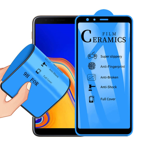 Pellicola in ceramica a copertura totale con colla completa 2.5D per Galaxy J4 Plus / J6 Plus, For Galaxy J4 Plus / J6 Plus (1 PC)