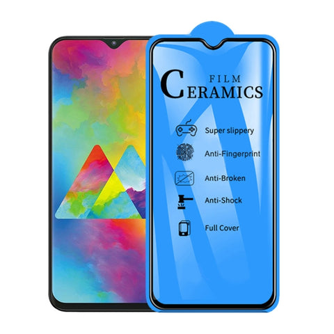 Pellicola ceramica a copertura totale con colla completa 2.5D per Galaxy M20, For Galaxy M20 (1 PC)