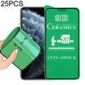 25-Pack Full Cover Ceramic Film for iPhone 11 Pro/X/XS