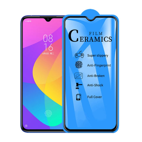 25 pellicole ceramiche a copertura totale con colla completa 2.5D per Xiaomi Mi A3 / Mi CC9e, For Xiaomi Mi A3 / Mi CC9e (25 PCS)