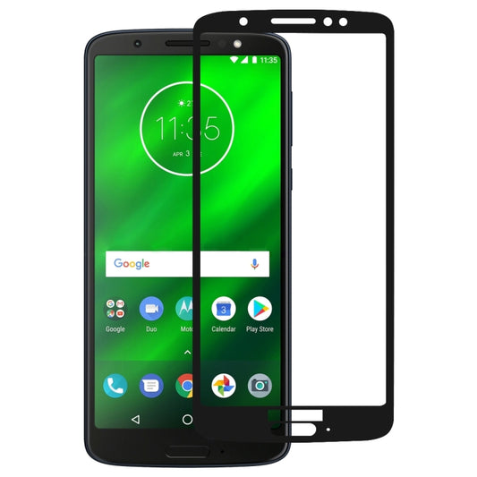 Pellicola proteggi schermo in vetro temperato con colla completa e copertura completa per Motorola Moto G6, For Motorola Moto G6
