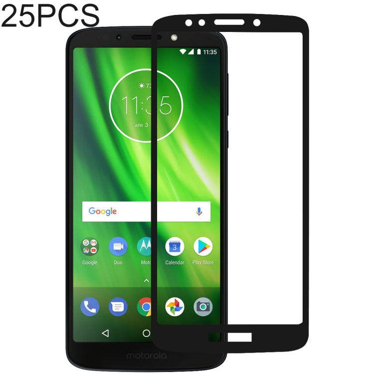 25 PCS Full Glue Tempered Glass Screen Protectors for Moto