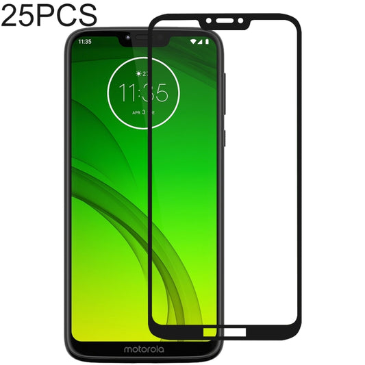 Pellicola proteggi schermo in vetro temperato con colla completa da 25 pezzi per Motorola Moto G7 Power, For Motorola Moto G7 Power