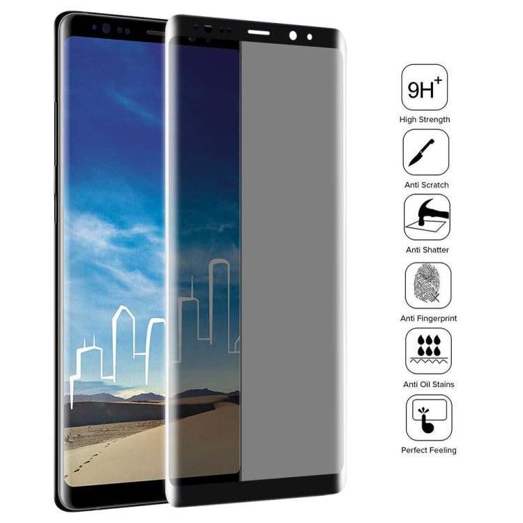 UV Anti-Spy Tempered Glass Film for Galaxy Note 8