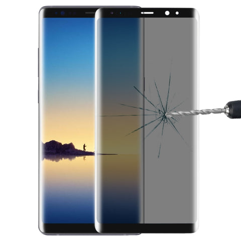 Pellicola in vetro temperato anti-spia a copertura totale UV per Galaxy Note 8, For Galaxy Note 8 (1 PC)