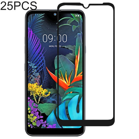 25 PZ Pellicola in vetro temperato a schermo intero 9H per LG X6 (2019) / Q60 / K50, For LG X6 (2019) / Q60 / K50 (25 PCS)