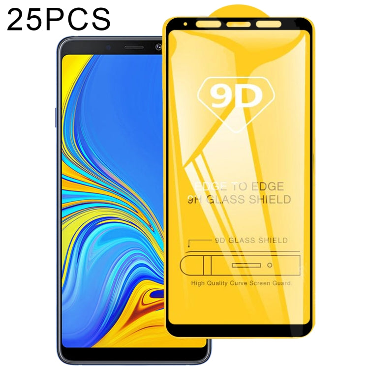 25 PCS Full Glue Tempered Glass Screen Protectors for