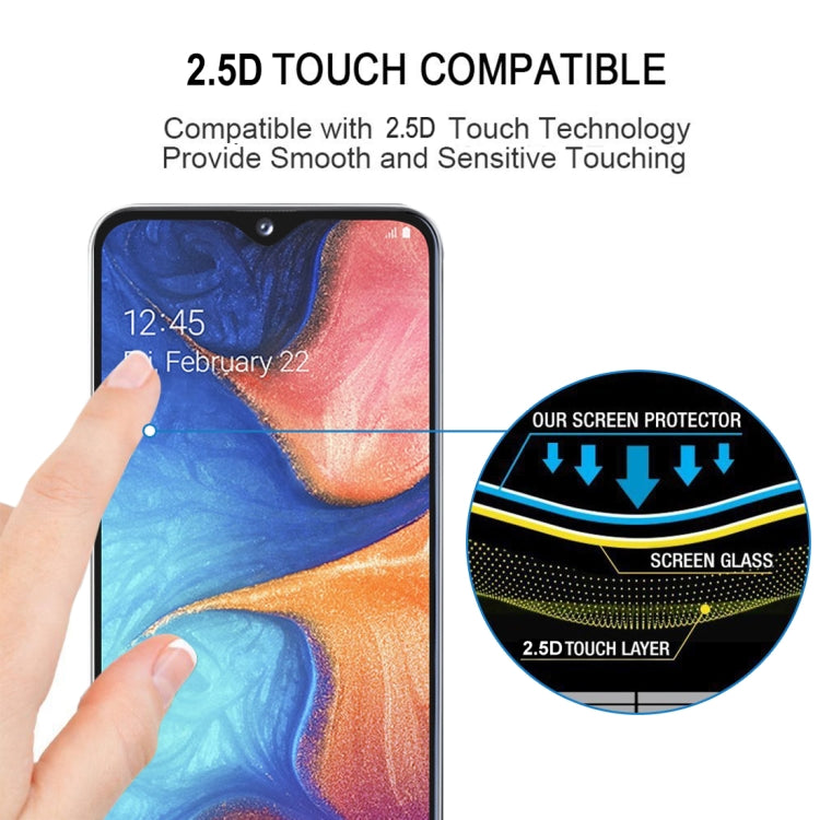 25 PCS Full Glue Tempered Glass Screen Protectors for Galaxy