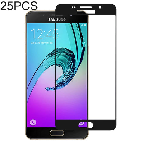 Pellicola proteggi schermo in vetro temperato con colla completa da 25 pezzi per Galaxy A5 (2016) / A510, For Galaxy A5 (2016) / A510