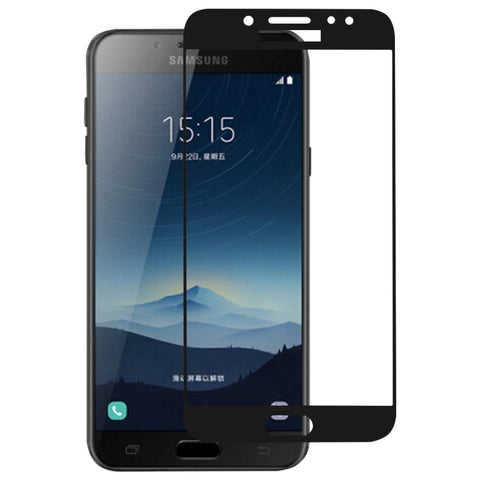 Pellicola salvaschermo in vetro temperato con colla completa e copertura totale per Galaxy C7 (2017) / J7+, For Galaxy C7 (2017) / J7+
