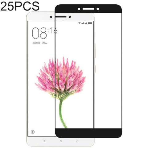 Pellicola proteggi schermo in vetro temperato con colla completa da 25 pezzi per Xiaomi Mi Max, For Xiaomi Mi Max