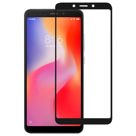 Pellicola salvaschermo in vetro temperato con colla completa e copertura completa per Xiaomi Redmi 6 e 6A, For Xiaomi Redmi 6 & 6A