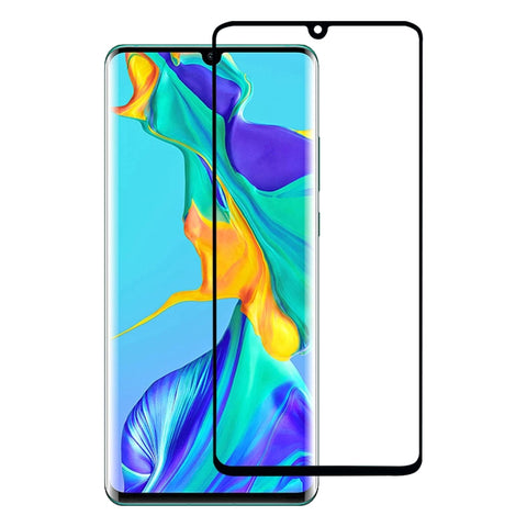 Pellicola in vetro temperato a schermo intero con bordo curvo 3D Edge Glue per Huawei P30 Pro, For Huawei P30 Pro(Black)(1 PC), For Huawei P30 Pro(Transparent)(1 PC)
