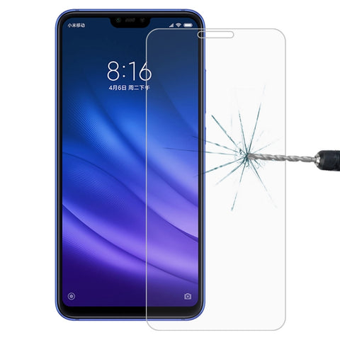 Pellicola in vetro temperato a schermo intero con durezza superficiale 0,26 mm 9H per Xiaomi Mi 8 Lite, For Mi 8 Lite