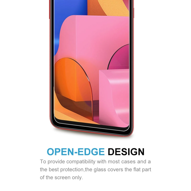 50 PCS 0.26mm 9H Tempered Glass for Galaxy A20s