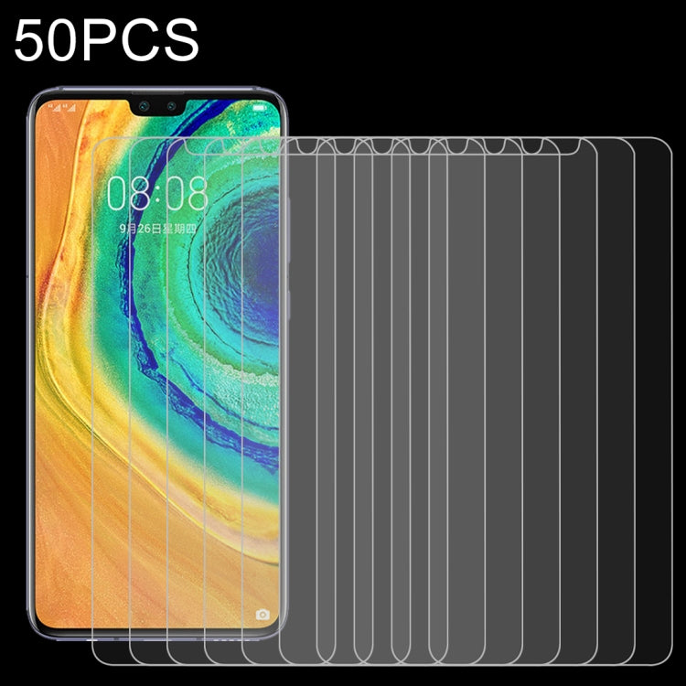 Huawei Mate 30 Tempered Glass Film - 50 PCS 9H Protection