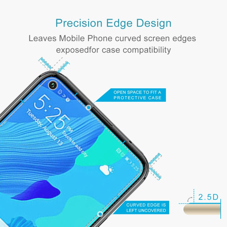Huawei Nova 5T Tempered Glass Screen Protector - 50 PCS