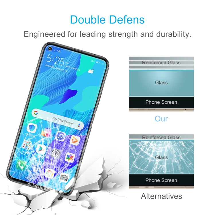 Huawei Nova 5T Tempered Glass Screen Protector - 50 PCS