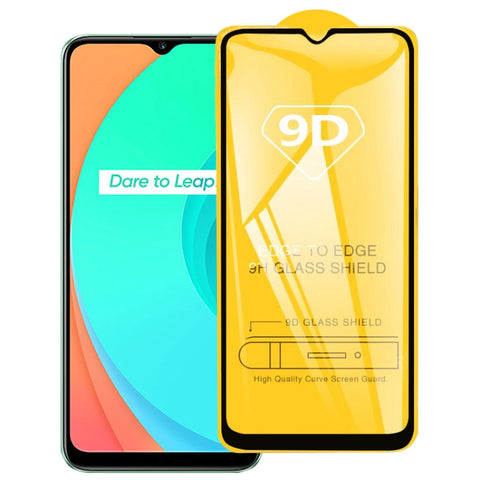 Per Realme C11 / vivo Y56 9D Pellicola in vetro temperato a schermo intero con colla completa, Per Realme C11 / vivo Y56