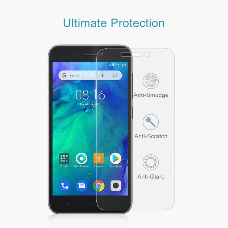 100 PCS 0.26mm 9H Tempered Glass for Xiaomi Redmi Go