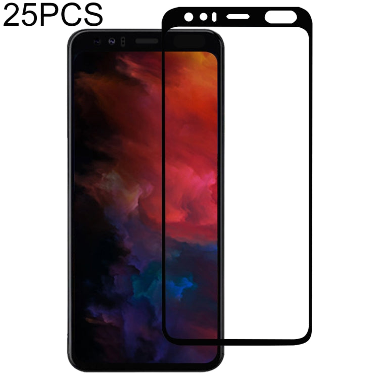 Pellicola in vetro temperato a schermo intero con colla completa da 25 pezzi per Google Pixel 4, For Google Pixel 4 (25 PCS)